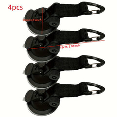 4pcs Outdoor Camping Tent Suction Cup Hook