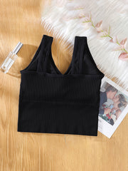 Women's V-Neck Sports Vest Wrap Chest Sleepwear