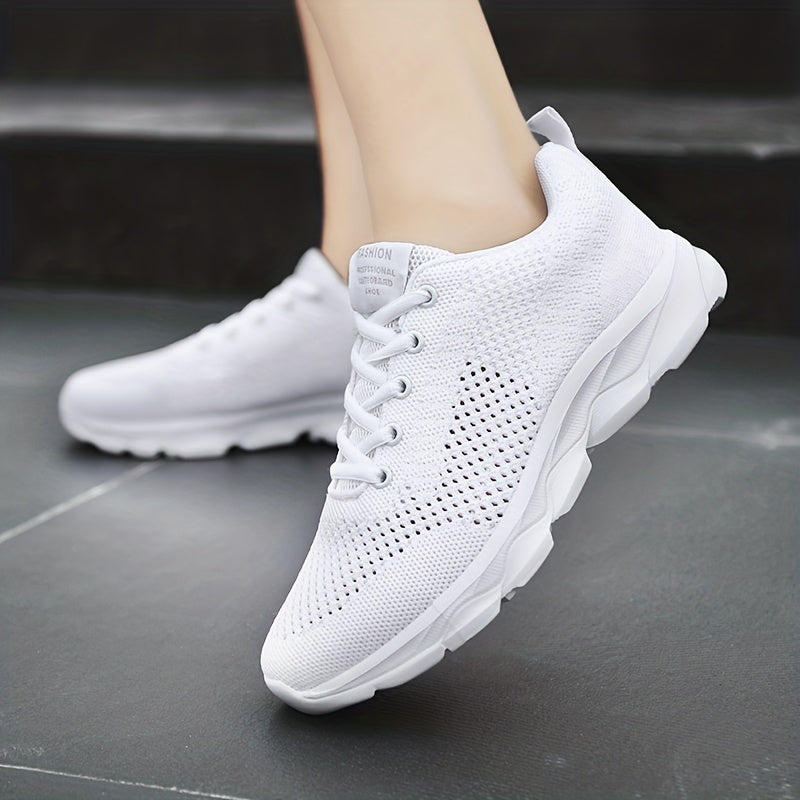 Women's Lace-Up Running Shoes Lightweight Breathable Comfort