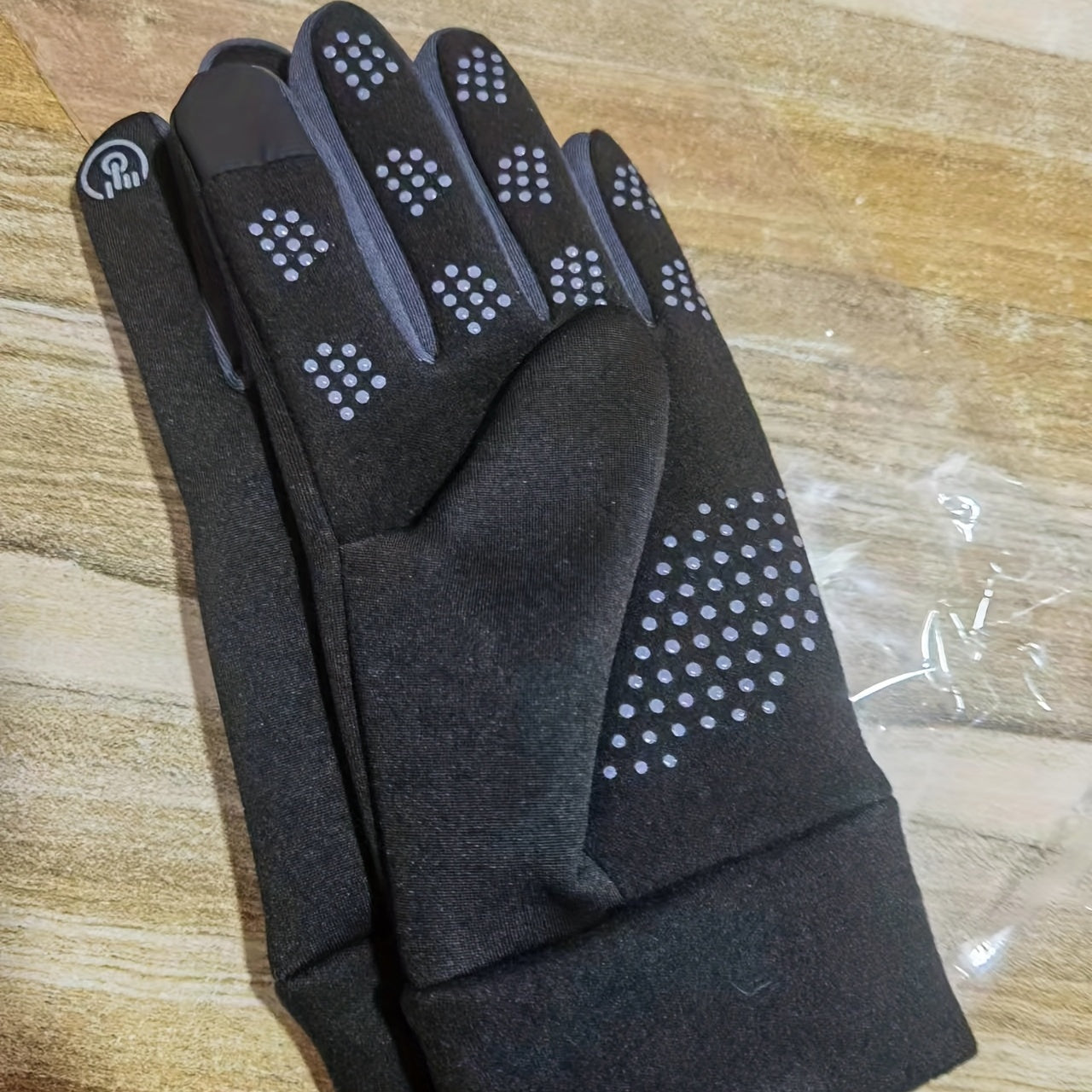 Men's Cycling Gloves Anti-Slip Sun Protection Finger Print Gloves