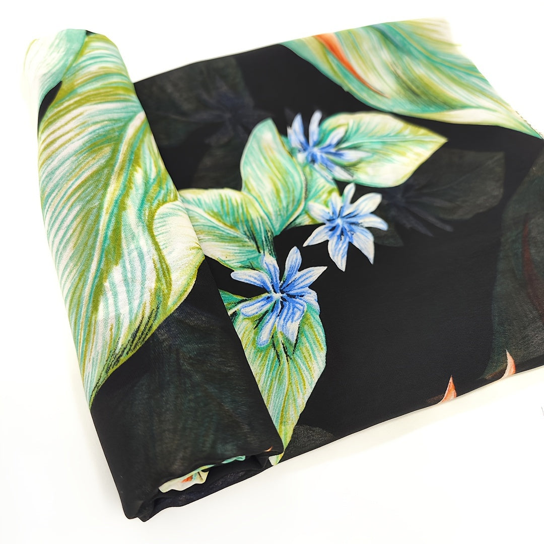 1yd Chiffon Fabric DIY Clothes Pants Dress Fabric Cut Size