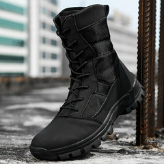 Men's High Top Tactical Work Boots Non Slip Durable Boots