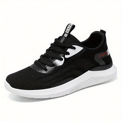 Women's Breathable Knit Sneakers Lace Up Outdoor Shoes Lightweight