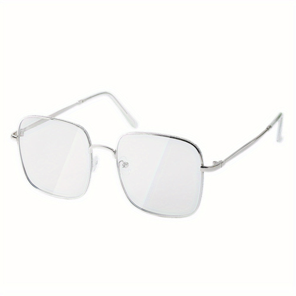 Clear Lens Glasses Anti Light Metal Frame Glasses
