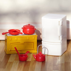 Forest Family Children's Mini Doll House Kitchen Furniture Set