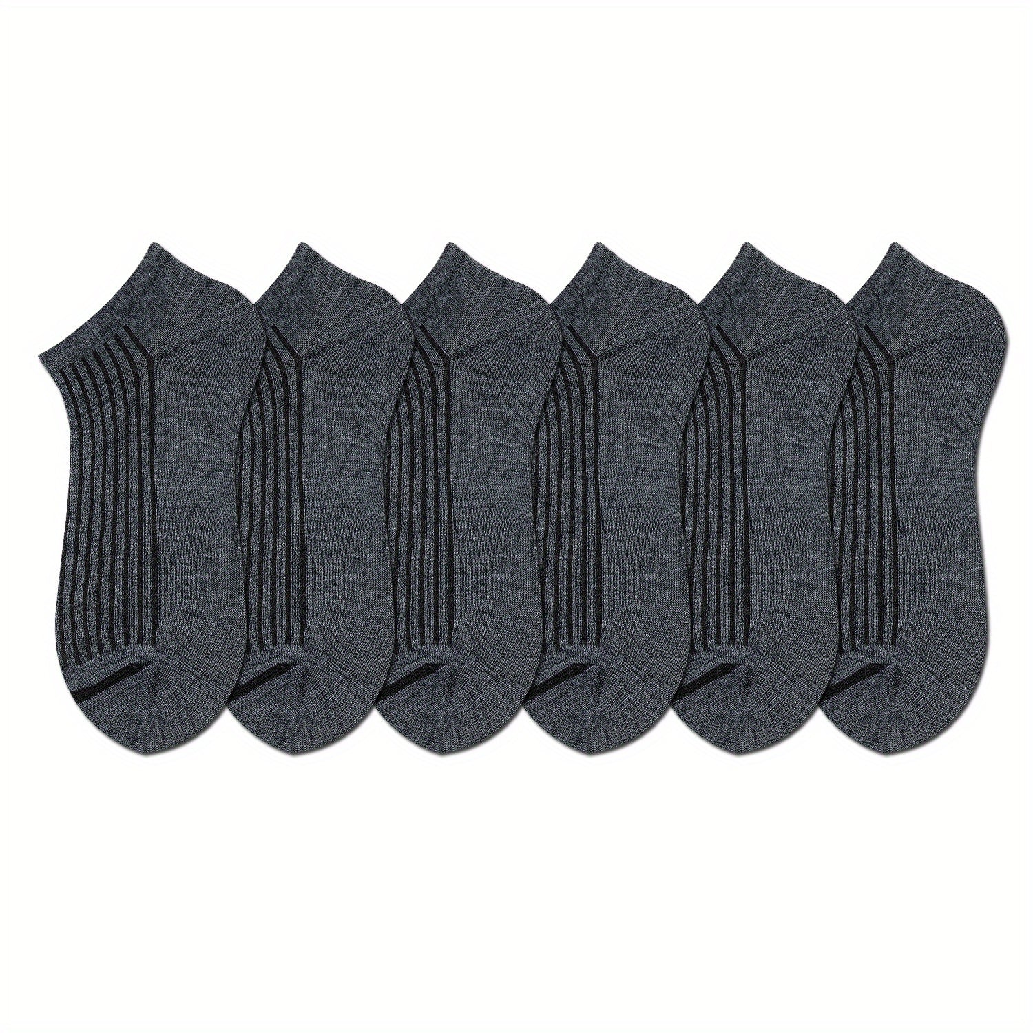6 Pairs Women's Sports Ankle Socks Breathable & Comfy All Match Stockings
