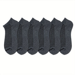 6 Pairs Women's Sports Ankle Socks Breathable & Comfy All Match Stockings