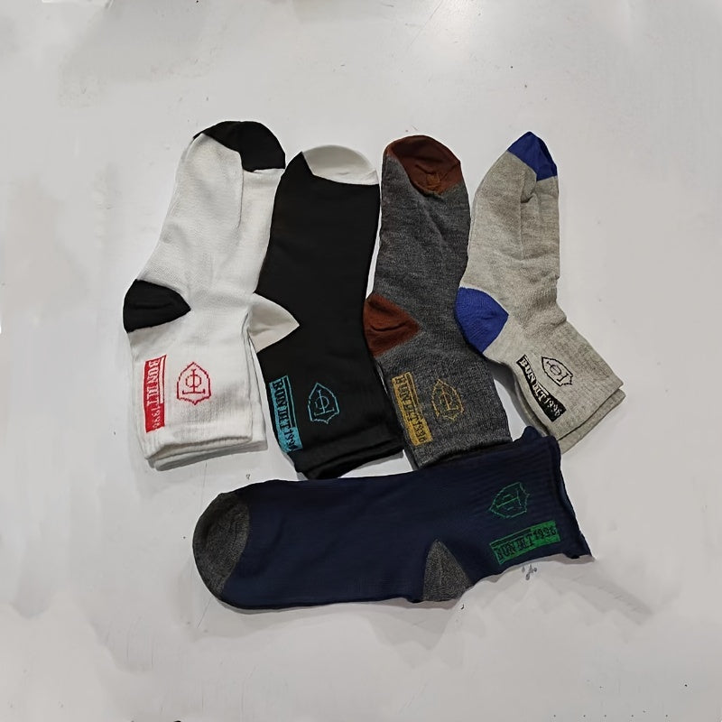 Men's Mid Crew Sport Socks - Sweat Absorbing Comfortable Breathable Socks