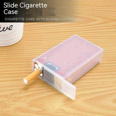 Transparent Plastic Cigarette Box 20pcs Portable Case Creative Design