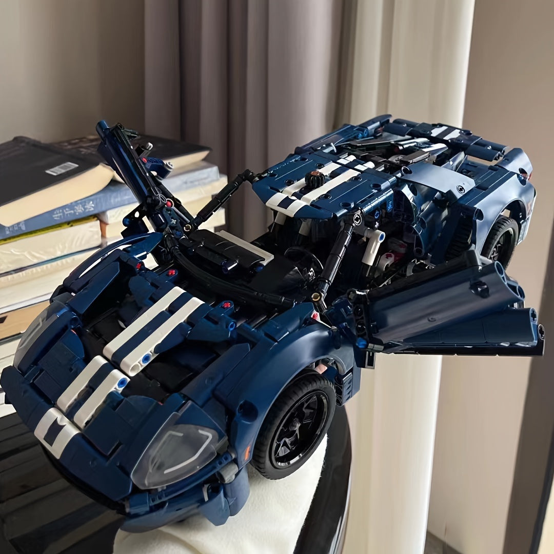 1466pcs Classic Sports Car Building Block Puzzle Assembly Racing Collection Toy