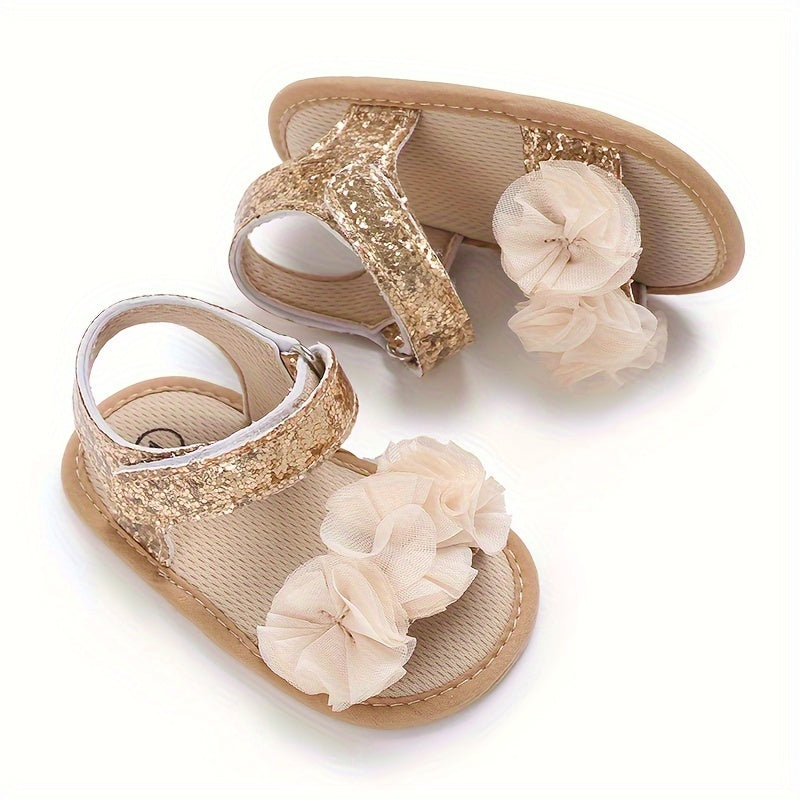 Baby Girls Open Toe Sandals Breathable Non-Slip Spring Autumn