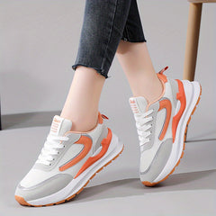 Women's Breathable Lace Up Mesh Sports Shoes