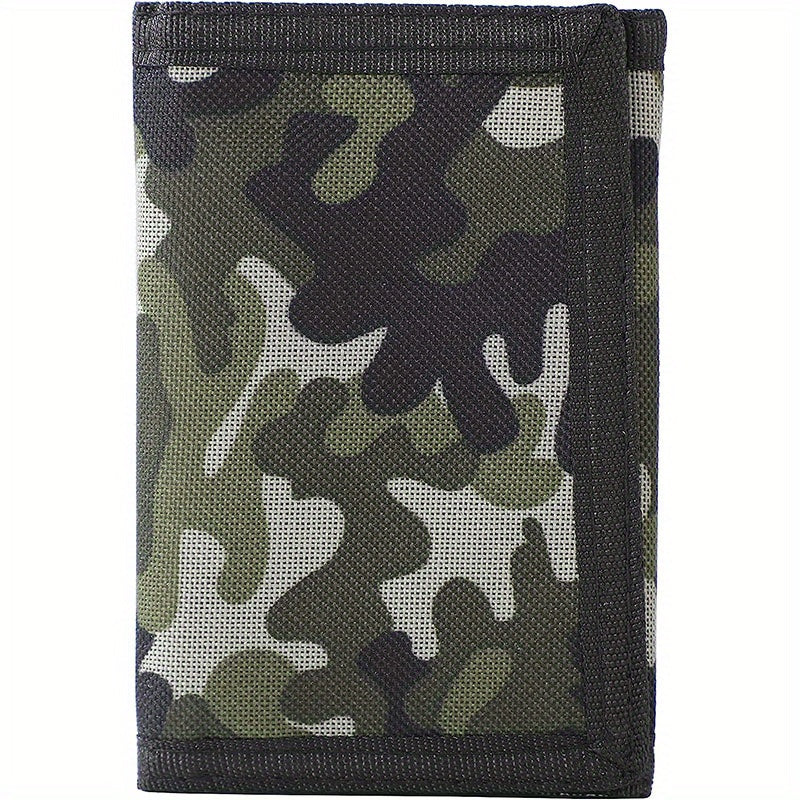 Kids Camouflage Wallet RFID Trifold Sports Outdoor Wallet