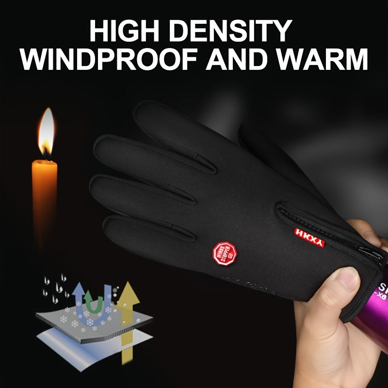 Winter Warm Gloves Touch Screen Waterproof Thermal Gloves