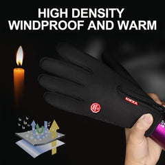 Winter Warm Gloves Touch Screen Waterproof Thermal Gloves