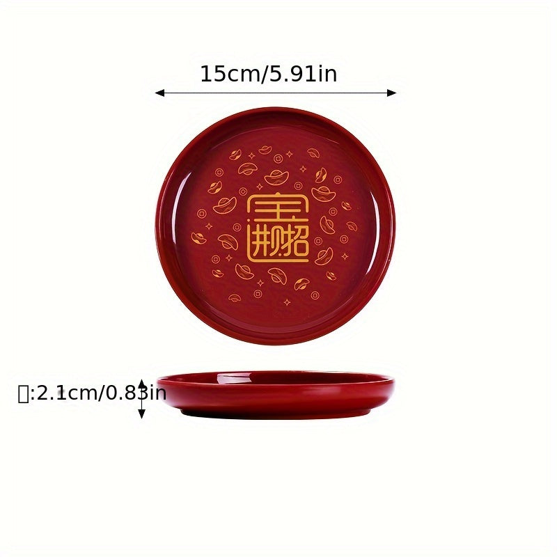 Chinese Style Fruit Plate Storage Box Room Decor