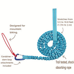 Bicycle Tow Rope Belt Cycling Dog Walking Rope Portable Pull Rope
