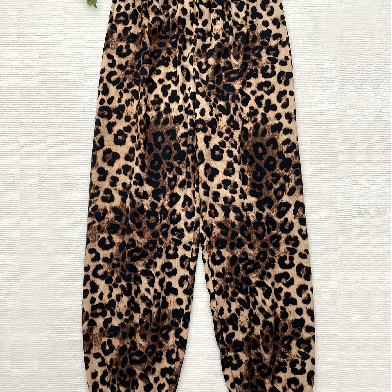 Leopard Print Harem Pants for Women
