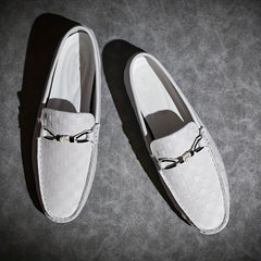 Men's Plaid Loafers Sneakers