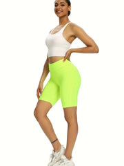 Honeycomb Yoga Sports Shorts High Stretch Fitness Running Shorts