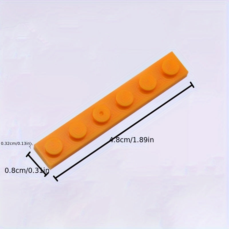 12pcs 1X6 Low Wall Bricks Character Christmas Architectural Scen