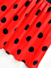 Polka Dots Fancy Costume Dress For Toddler Girls