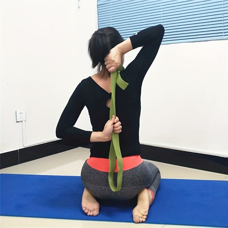 Yoga Stretching Cotton Belt for Home Fitness