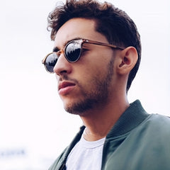 Classic Small Circle Sun Glasses for Men