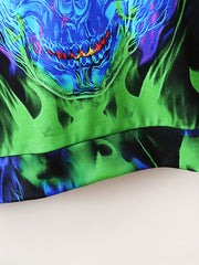 Flame Skull Boys Hoodie Long Sleeve Sweatshirt