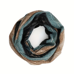 Unisex Striped Beanie Hat for Outdoor Cycling