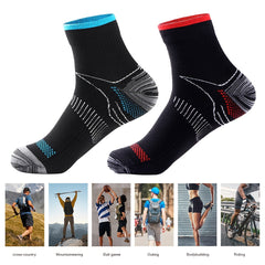 6pairs Sports Compression Socks Arch Support Breathable Comfortable Ankle Socks