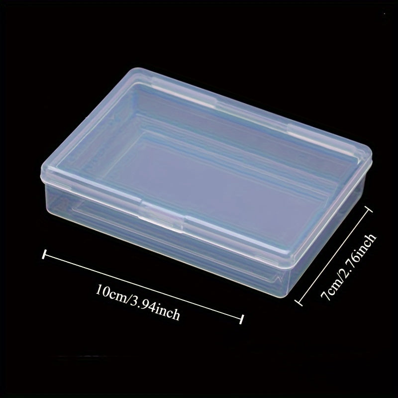 5pcs Mini Plastic Box Translucent Box Packing Box Storage Box