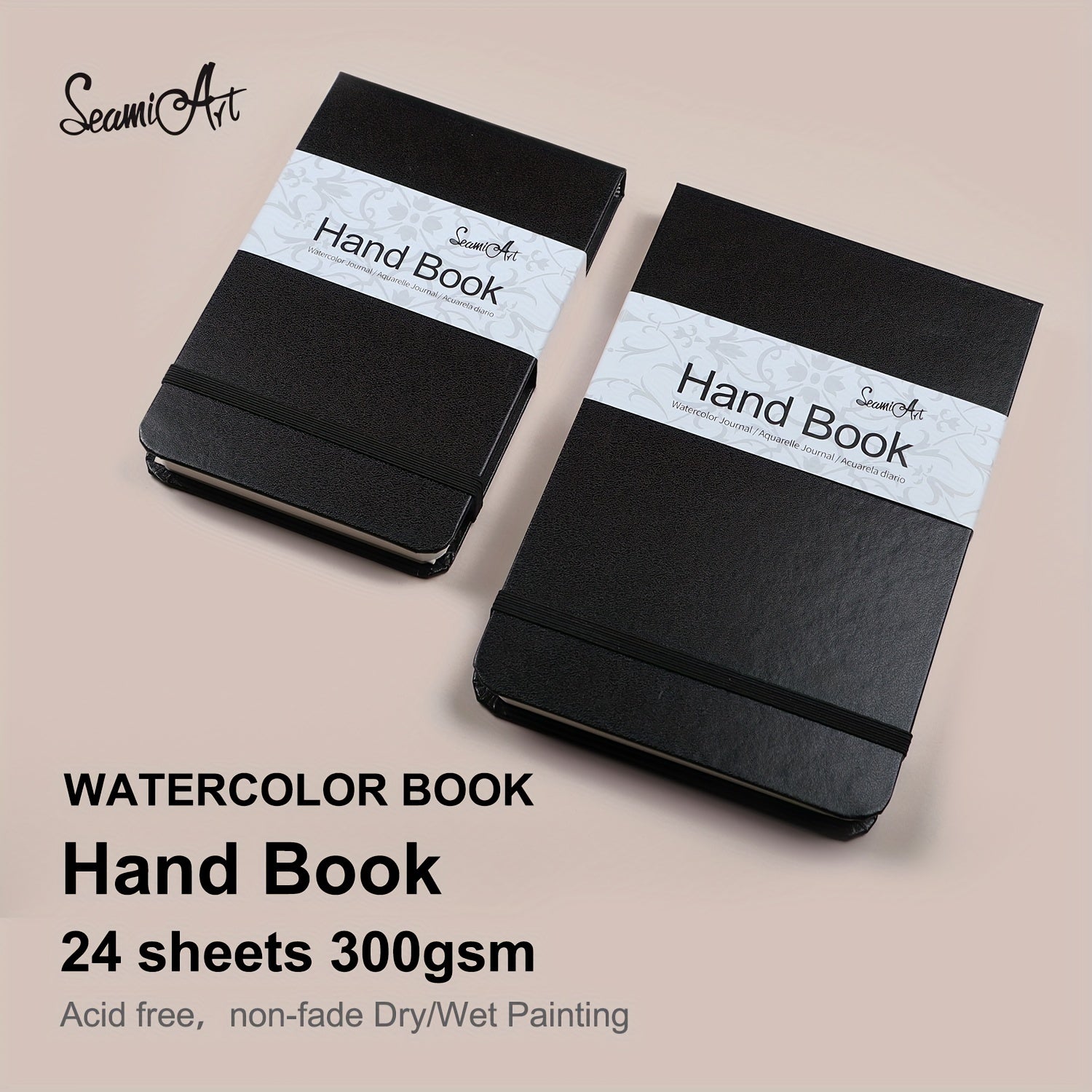 SeamiArt 300G Wood Pulp Watercolor Ledger