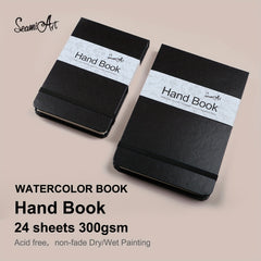 SeamiArt 300G Wood Pulp Watercolor Ledger