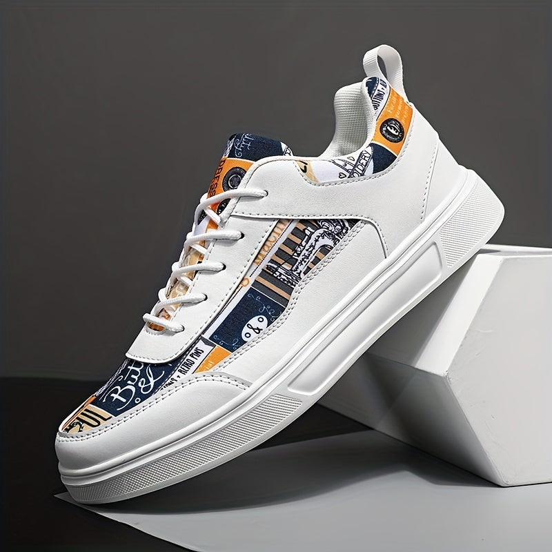 Men's Lace Up Skate Shoes Lightweight Non-slip Sneakers