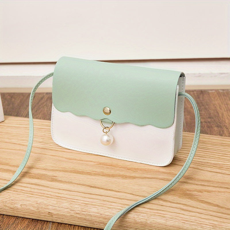 Pearl Pendant Crossbody Bag for Girls