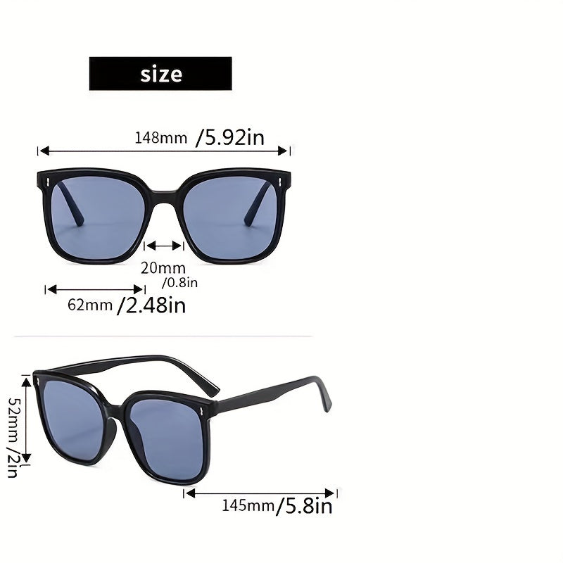 Mirror Lens Sunglasses Square Outdoor Glasses UV400