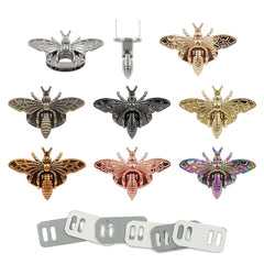 Metal Bee Shape Clasp Turn Lock for LeatherCraft Bag Purse DIY
