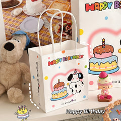 Cute Cartoon Girl Handbag Birthday Gift Bag