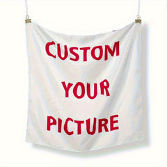 Personalized Ladies' Square Scarf - Custom Image Printing