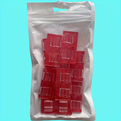 10pcs Xmas Lantern Hook Adhesive Double-sided Tape Cable Clamp