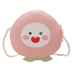 Kids Fruit Crossbody Bag Mini Coin Purse for Girls