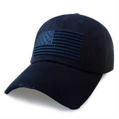 Old Fashioned 3D American Flag Baseball Cap