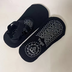 Non Slip Grip Yoga Socks Strap Soft Comfortable Athletic Socks