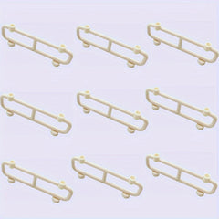 9pcs ABS Building Block Traffic Road Guardrail Set DIY Animal Scene Play