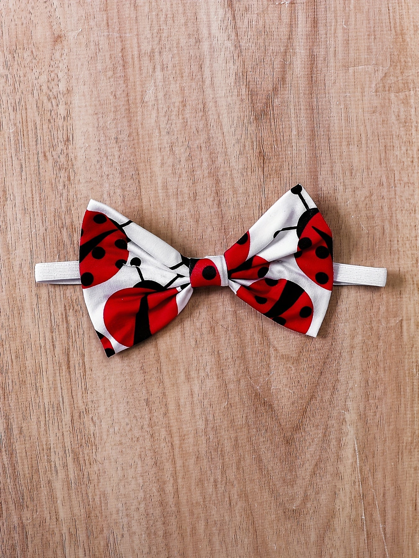 Ladybug Print Baby Romper & Pants Set For Autumn & Spring