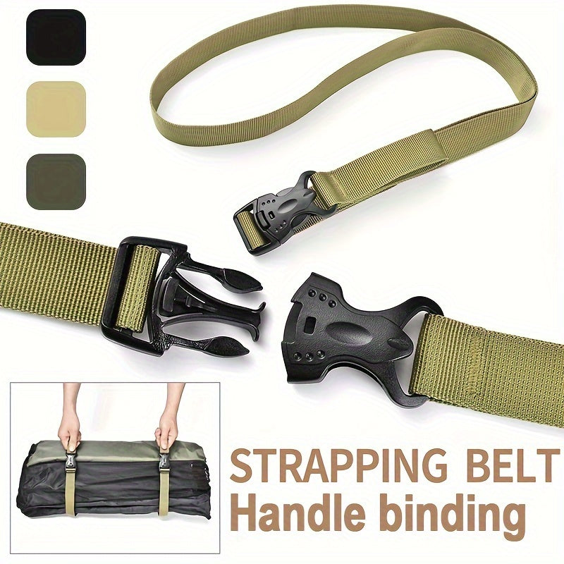 1pc 1 35m Travel Lace Up Nylon Cargo Strap Luggage Camping Hiking