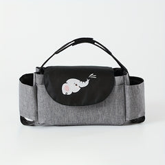 Stroller Organizer Bag with 2 Cup Holders for Diaper Phone Toys Baby Items