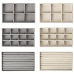 Jewellery Display Organizer Makeup Storage Tray Earrings Bracelet Ring Organizer