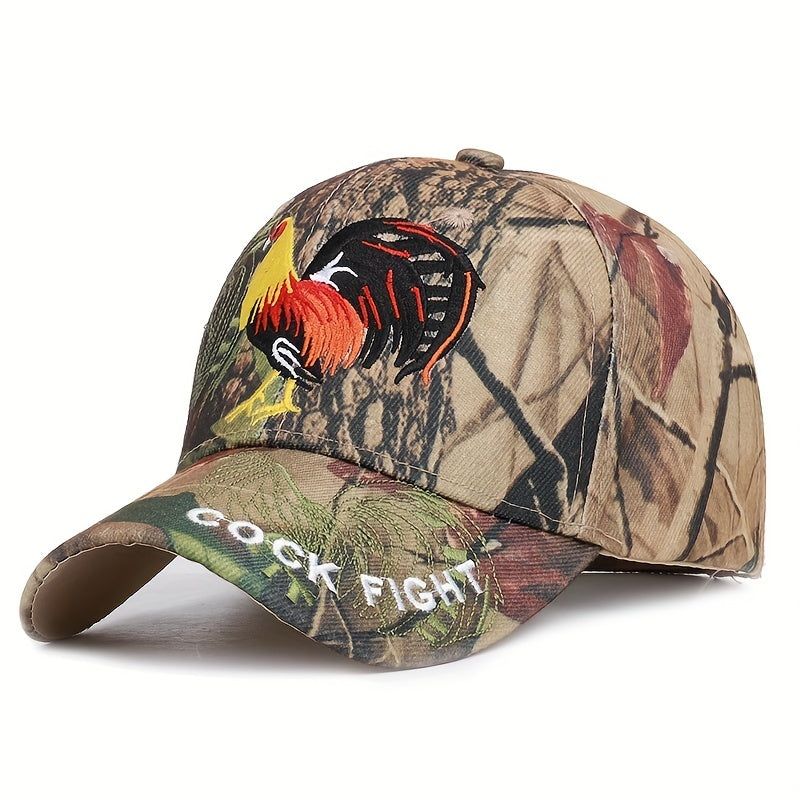 Camouflage Baseball Cap Animal Embroidery Sun Hat